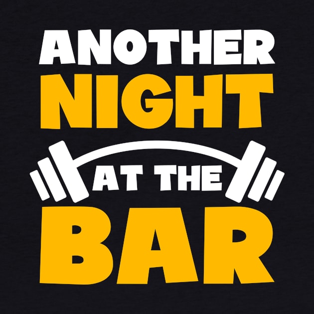 Bodybuilder Shirt | Another Night At The Bar by Gawkclothing